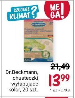 Rossmann Ekologiczne chusteczki wyłapujące kolor i wspomagające usuwanie brudu dr. beckmann oferta