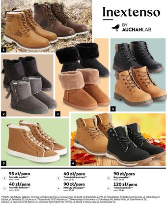 Auchan Trzewiki męskie 39-46 inextenso by auchan oferta