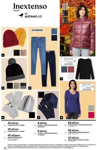 Auchan Czapka męska inextenso by auchan oferta