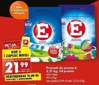 Biedronka Proszek do białych i jasnych tkanin e oferta