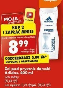 Biedronka Żel pod prysznic adidas adipure oferta