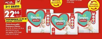 Biedronka Pieluszki dla dzieci 4 pampers pants oferta