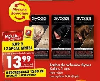 Biedronka Farba do włosów 9.5 syoss professional performance oferta