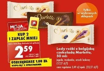 Biedronka Rożek orzech laskowy marletto oferta