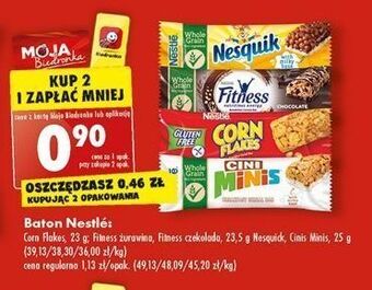 Biedronka Baton chocolate fitness (nestle) oferta