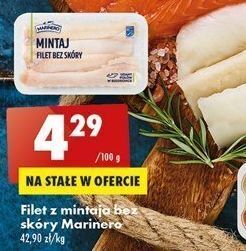 Biedronka Mintaj filet bez skóry marinero oferta