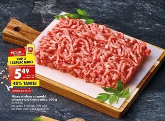Biedronka Mięso mielone z łopatki wieprzowej kraina mięsa oferta