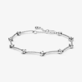 Pandora Bransoletka z lśniącymi pasmami pavé oferta