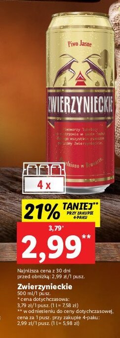 Lidl Piwo oferta