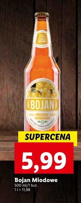 Lidl Piwo bojan oferta