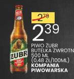 Wafelek Żubr piwo jasne 500 ml oferta