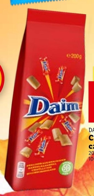 Lidl Cukierki daim oferta
