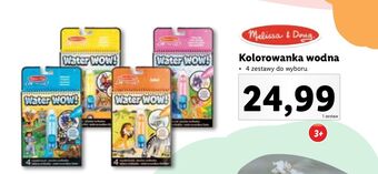 Lidl Kolorowanka water wow! melissa & doug oferta