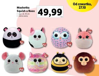 Lidl Maskotka squish a boos 20 cm oferta
