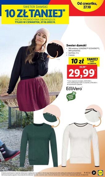 Lidl Sweter damski s-l oferta