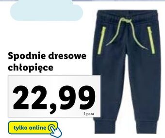 Lidl Spodnie dresowe chłopięce oferta