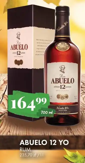 Al.Capone Abuelo 12yo rum 700ml oferta