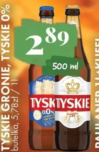 Al.Capone tyskie gronie, tyskie 0% 500ml oferta