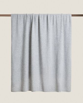 ZARA HOME Kaszmirowy koc z fakturą oferta
