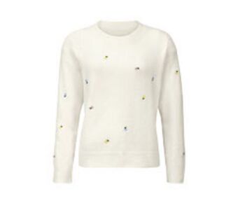 Tchibo Sweter z dzianiny z haftem oferta