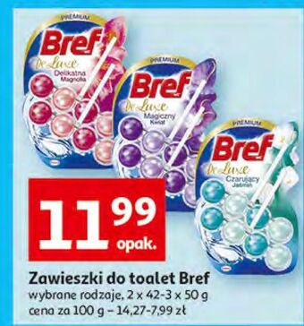 Auchan Zawieszka do wc delikatna magnolia bref deluxe oferta