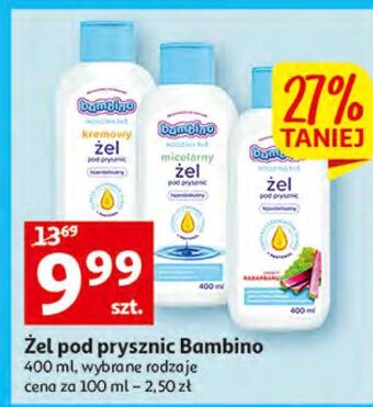 Auchan Żel pod prysznic micelarny bambino rodzina oferta