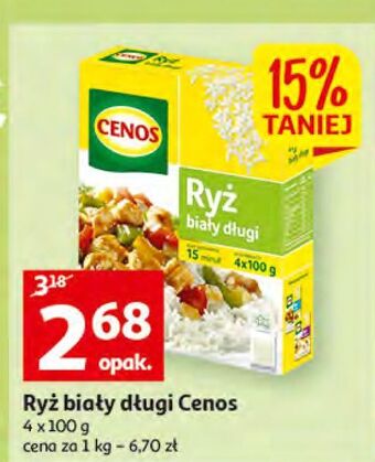 Auchan Ryż biały długi cenos oferta