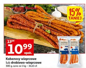 Auchan Kabanosy wieprzowe auchan oferta