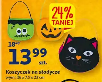 Auchan Koszyk na słodycze halloween oferta