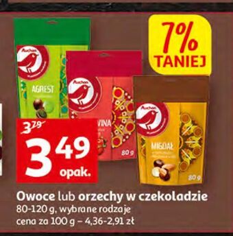 Auchan Agrest w czekoladzie auchan różnorodne (logo czerwone) oferta
