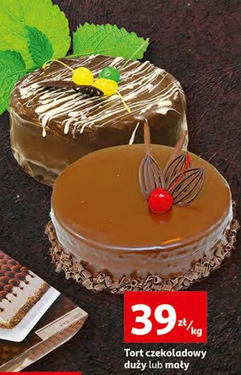 Auchan Tort czekoladowy mały oferta