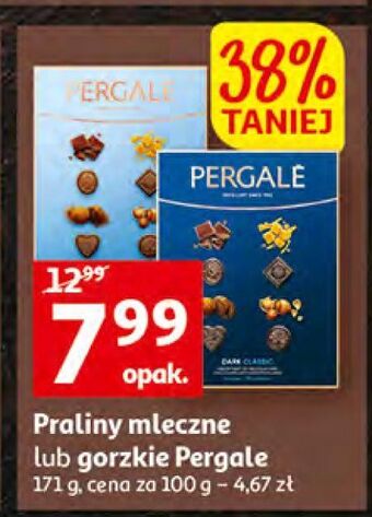 Auchan Praliny z gorzkiej czekolady pergale oferta