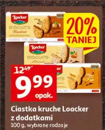 Auchan Ciastka creme noisette loacker oferta