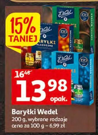 Auchan Baryłki o smaku whisky e. wedel oferta