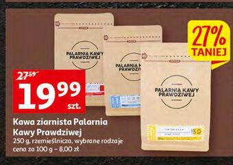 Auchan Kawa prawdziwa niebieska palarnia kawy prawdziwej oferta