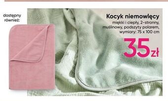 Pepco Kocyk niemowlęcy 75 x 100 cm oferta