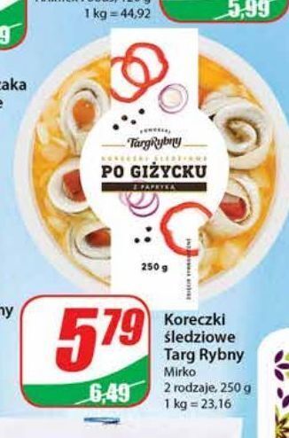 Dino Koreczki śledziowe po giżycku pomorski targ rybny oferta