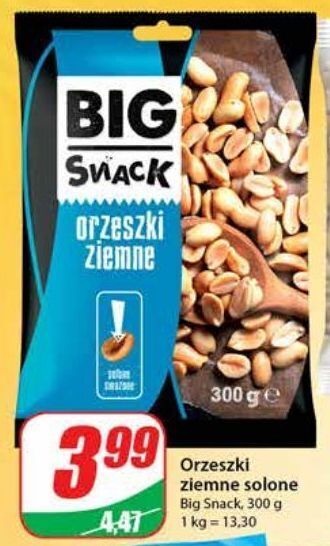 Dino Orzechy ziemne smażone solone big snack oferta