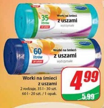 Dino Worki na śmieci z uszami 60 l stella oferta