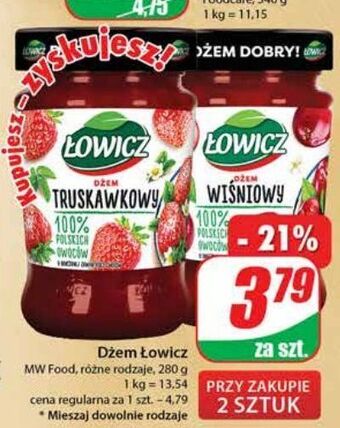 Dino Dżem wiśniowy łowicz oferta