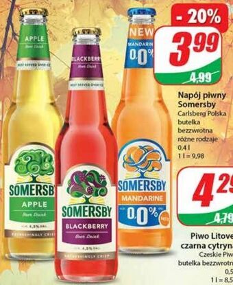 Dino Piwo somersby mandarine 0.0% oferta