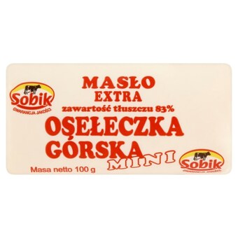 Eurocash Sobik masło ekstra osełeczka górska mini 100 g oferta