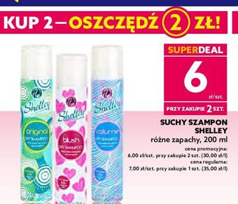 Dealz Szampon suchy do włosów volume shelley oferta