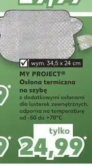 Kaufland Osłona termiczna na szybę 34.5 x 24 cm k-classic myproject oferta