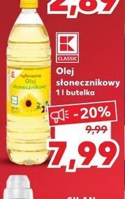 Kaufland Olej słonecznikowy k-classic oferta