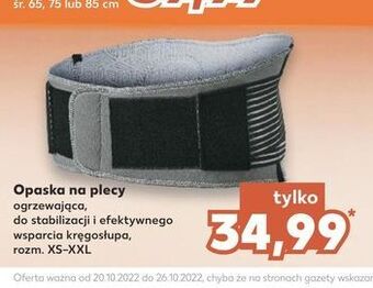 Kaufland Opaska na plecy xs-xxl oferta