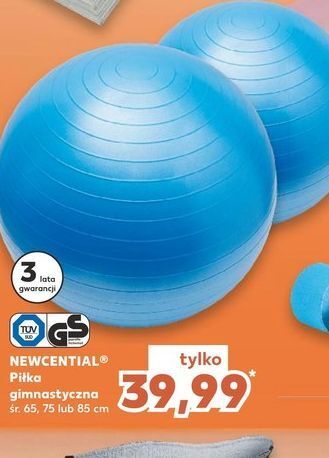 Kaufland Piłka gimnastyczna 75 cm newcential oferta