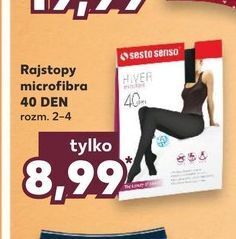 Kaufland Rajstopy damskie 40 den sesto senso oferta