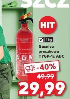 Kaufland Gasnica proszkowa 1 kg abc oferta