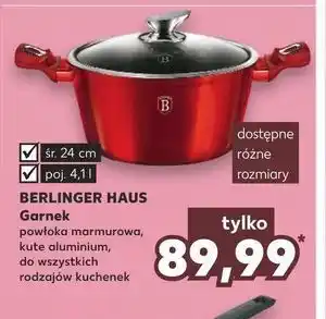 Kaufland Garnek 24 cm rose 4.1 l berlinger haus oferta